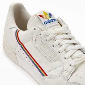 Adidas Rainbow Stripe Continental 80